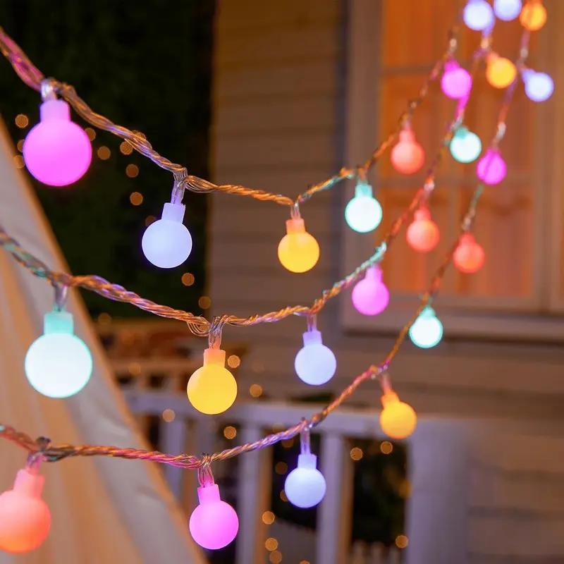 1pc LED Fairy Lights - Battery-Powered Colorful and White Christmas Decor, Suitable for Bedroom, Living Room, Trees, Fireplace Mantel | Winter Theme Decoration | Battery-Operated String Lights